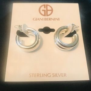 Giani Bernini NWT Sterling Silver Hoops